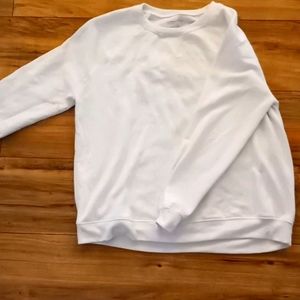 White sweatshirt